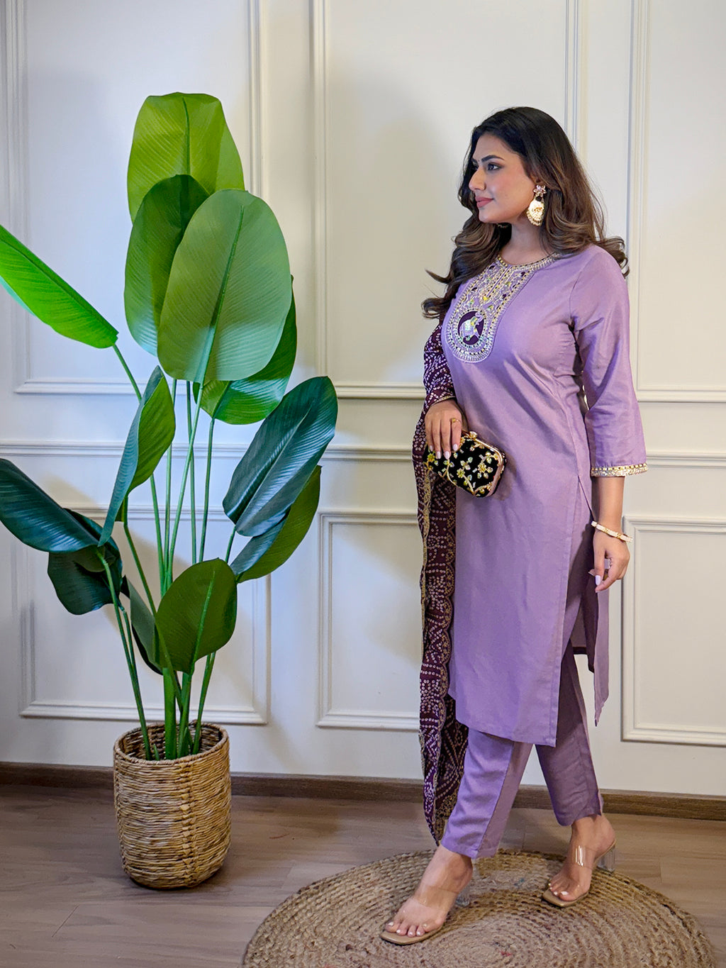Women's Petrol Rayon Embroidered Straight Kurta with Rayon Pant And Organza Jacquard Dupatta Sets