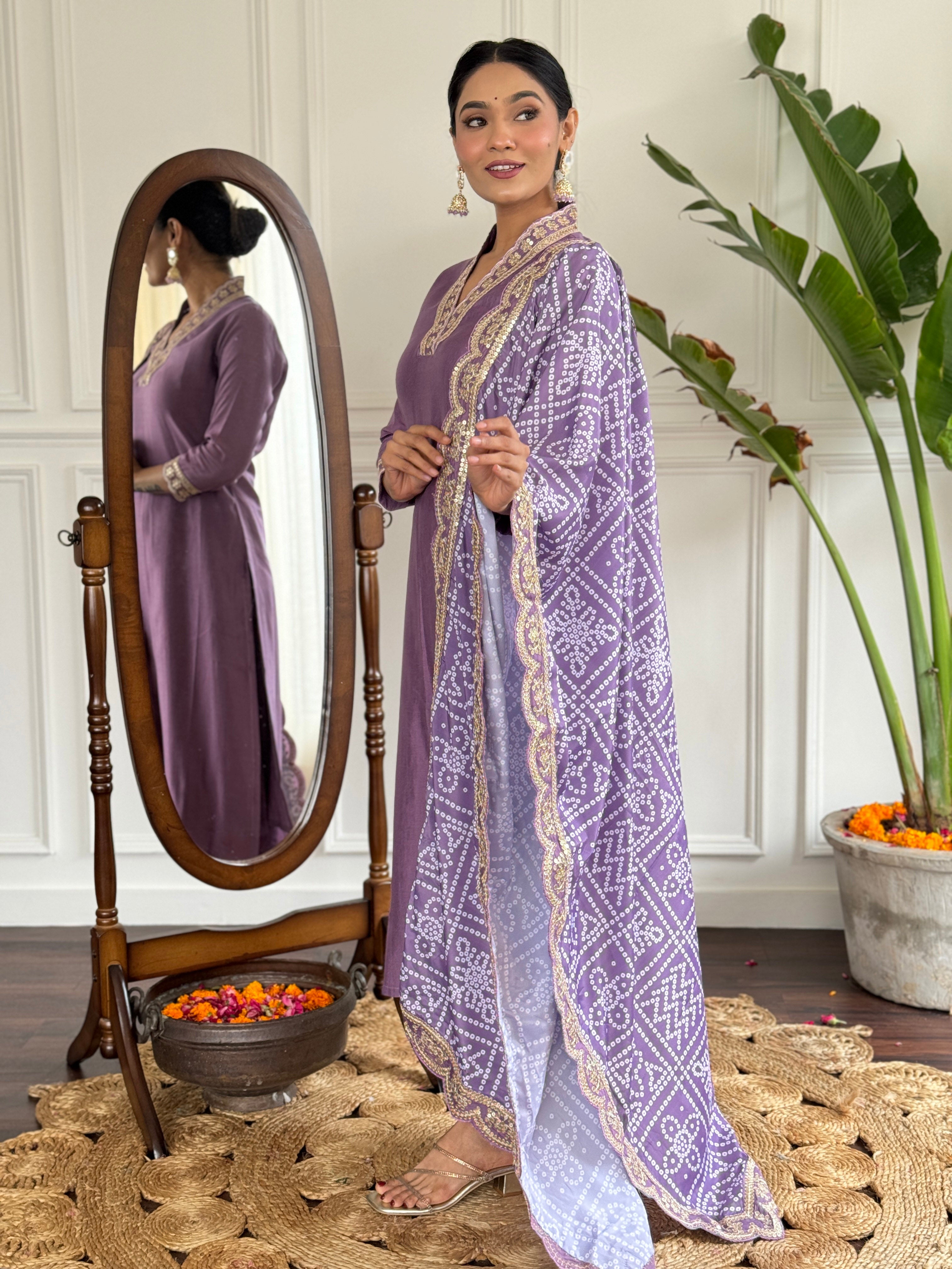 Women's Petrol Viscose Silk Embroidered Straight Kurta with Viscose Silk Pant And Chinon Printed Dupatta Sets