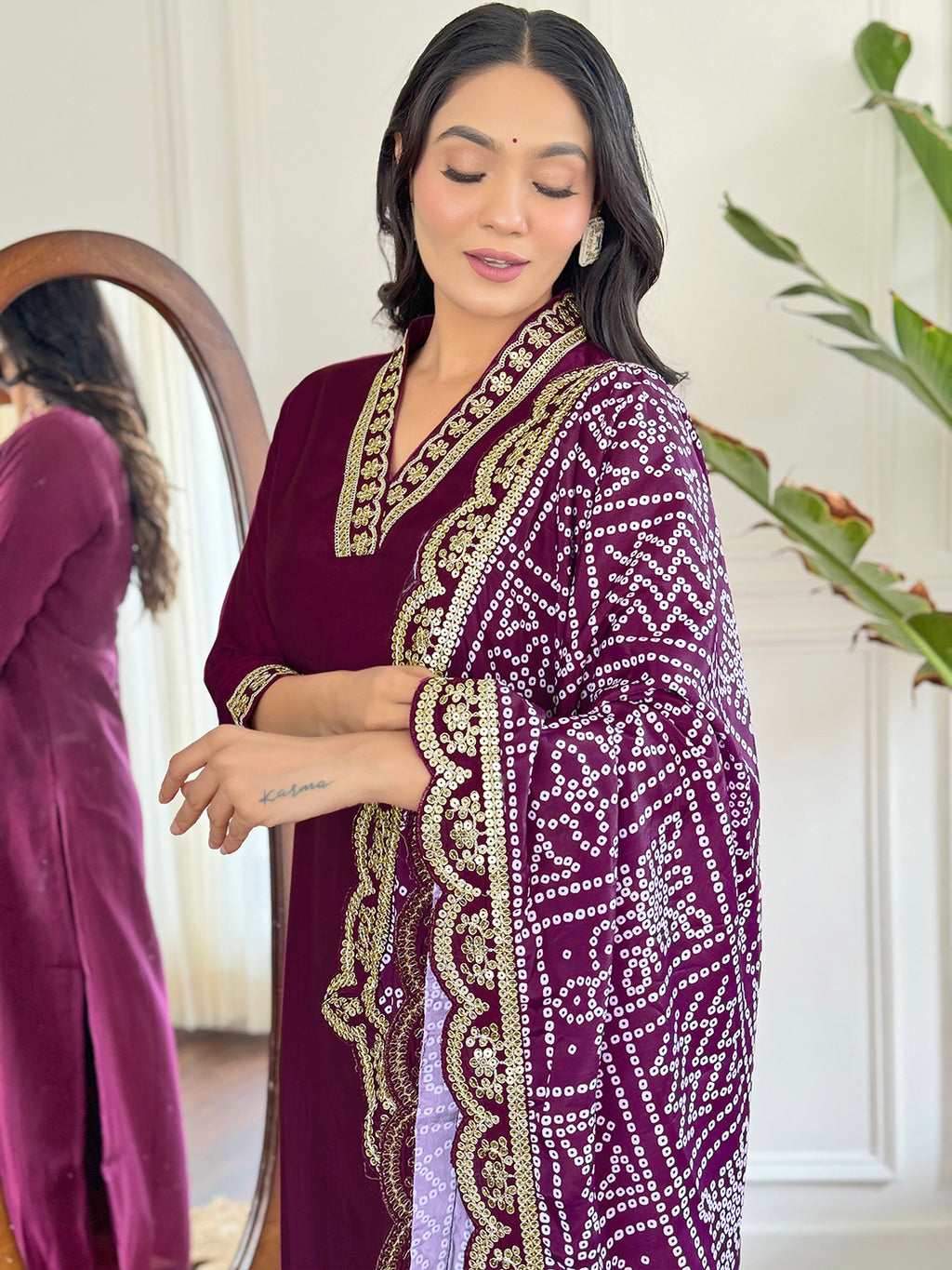 Women's Petrol Viscose Silk Embroidered Straight Kurta with Viscose Silk Pant And Chinon Printed Dupatta Sets