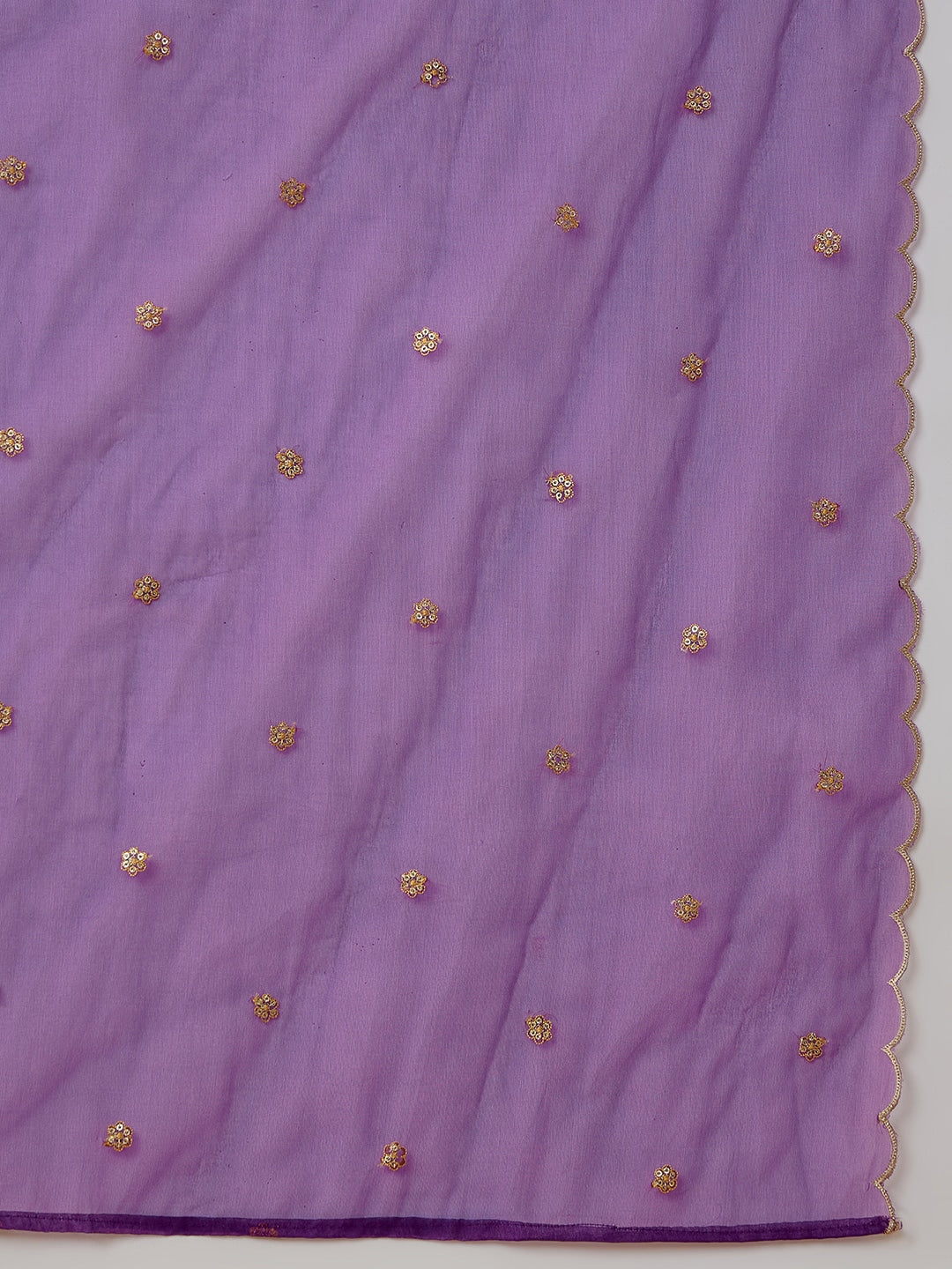 Women's Vichitra Silk Kurti Plazzo Set with Super Net Embroidered Dupatta