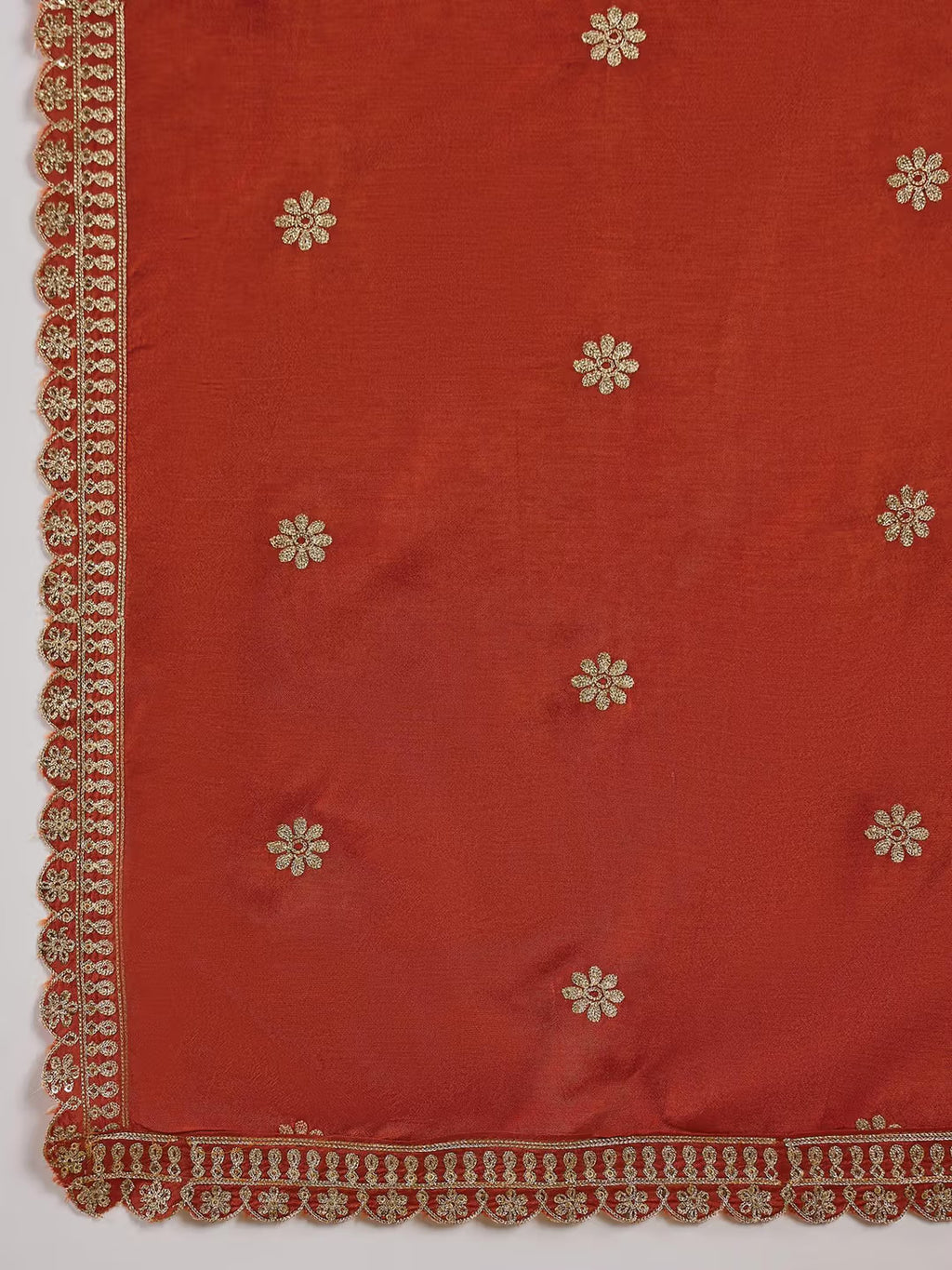 Women's Muslin Silk Embroidered Kurti Set with Dupatta